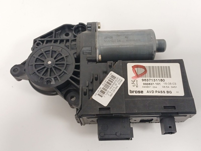 Recambio de elevalunas delantero derecho para peugeot 307 (s1) 2.0 hdi fap cat referencia OEM IAM 9637131180  