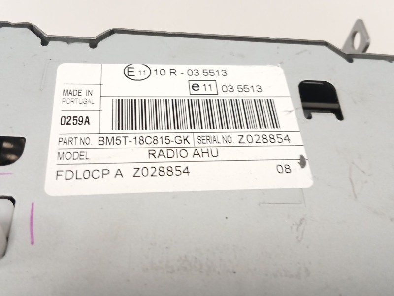 Recambio de sistema audio / radio cd para ford focus lim. (cb8) trend referencia OEM IAM BM5T18C815GK  