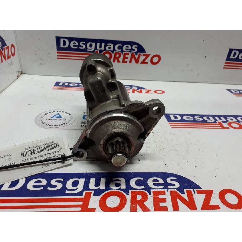 Recambio de motor arranque para volkswagen golf vi (5k1) gti referencia OEM IAM 02E911023J 0001121412 