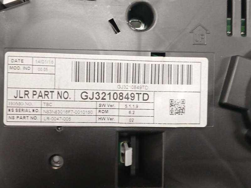Recambio de cuadro instrumentos para land rover range rover evoque (l538) 2.0 d referencia OEM IAM   