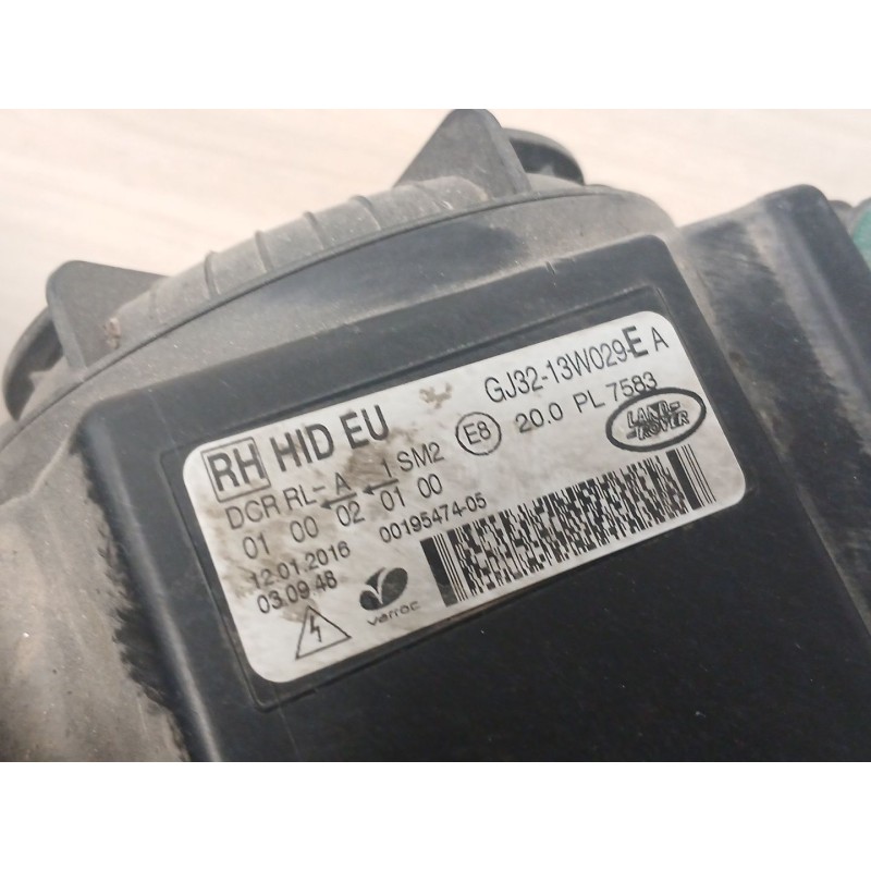 Recambio de faro izquierdo para land rover range rover evoque (l538) 2.0 d referencia OEM IAM GJ3213W029E 1036060061 