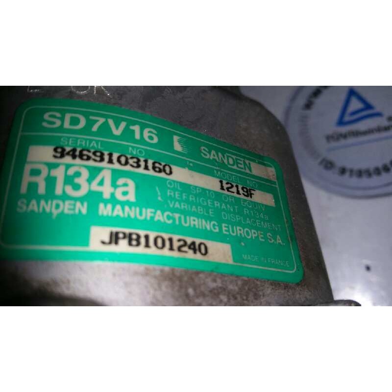 Recambio de compresor aire acondicionado para mg serie 45 (rt) classic (4-ptas.) referencia OEM IAM JPB101240 1219F 1