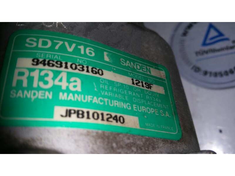 Recambio de compresor aire acondicionado para mg serie 45 (rt) classic (4-ptas.) referencia OEM IAM JPB101240 1219F 1