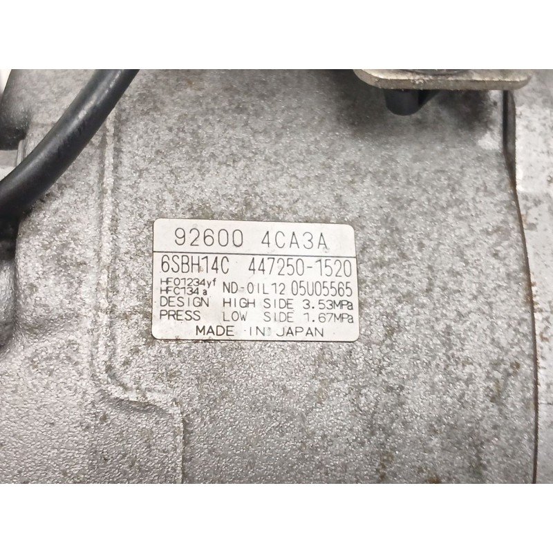 Recambio de compresor aire acondicionado para nissan x-trail iii (t32_, t32r, t32rr) 1.6 dci all mode 4x4-i (nt32) referencia OE
