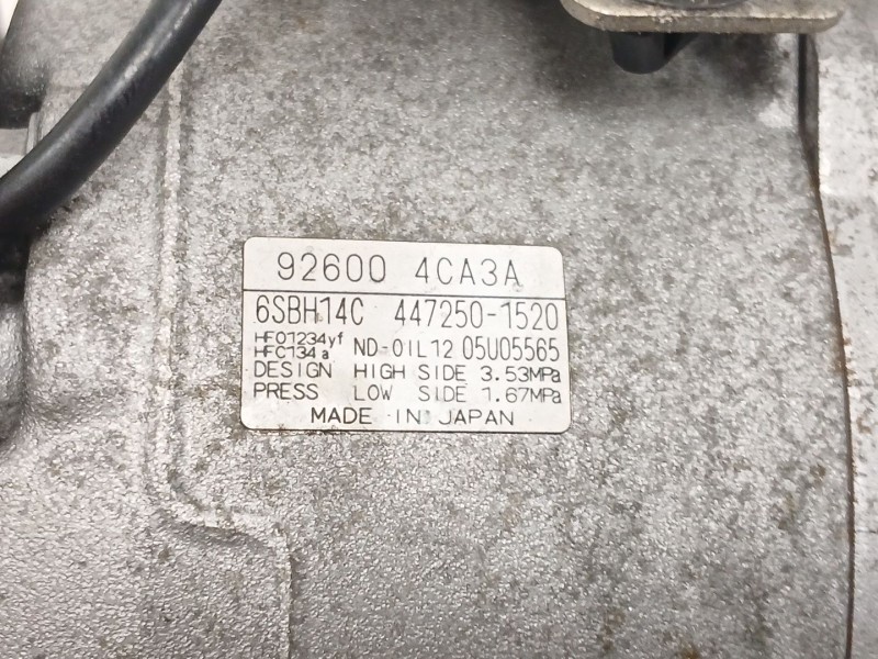 Recambio de compresor aire acondicionado para nissan x-trail iii (t32_, t32r, t32rr) 1.6 dci all mode 4x4-i (nt32) referencia OE