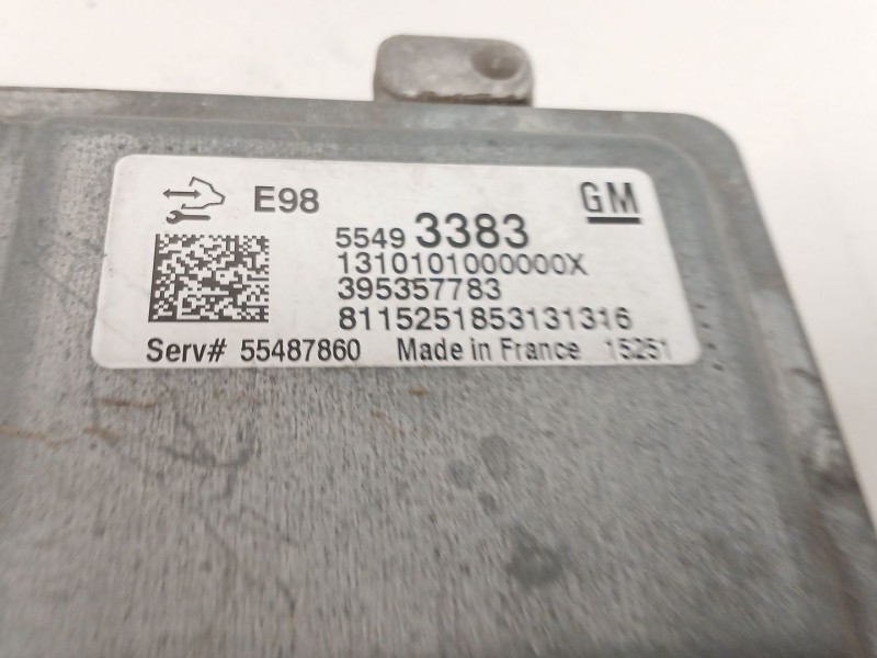 Recambio de centralita motor uce para opel corsa e (x15) 1.3 cdti (08, 68) referencia OEM IAM 55493383 A2C92816900 395357783