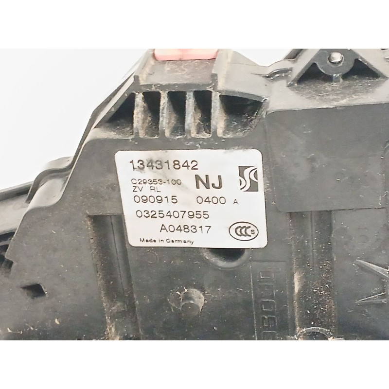 Recambio de cerradura puerta trasera izquierda para opel corsa e (x15) 1.3 cdti (08, 68) referencia OEM IAM   