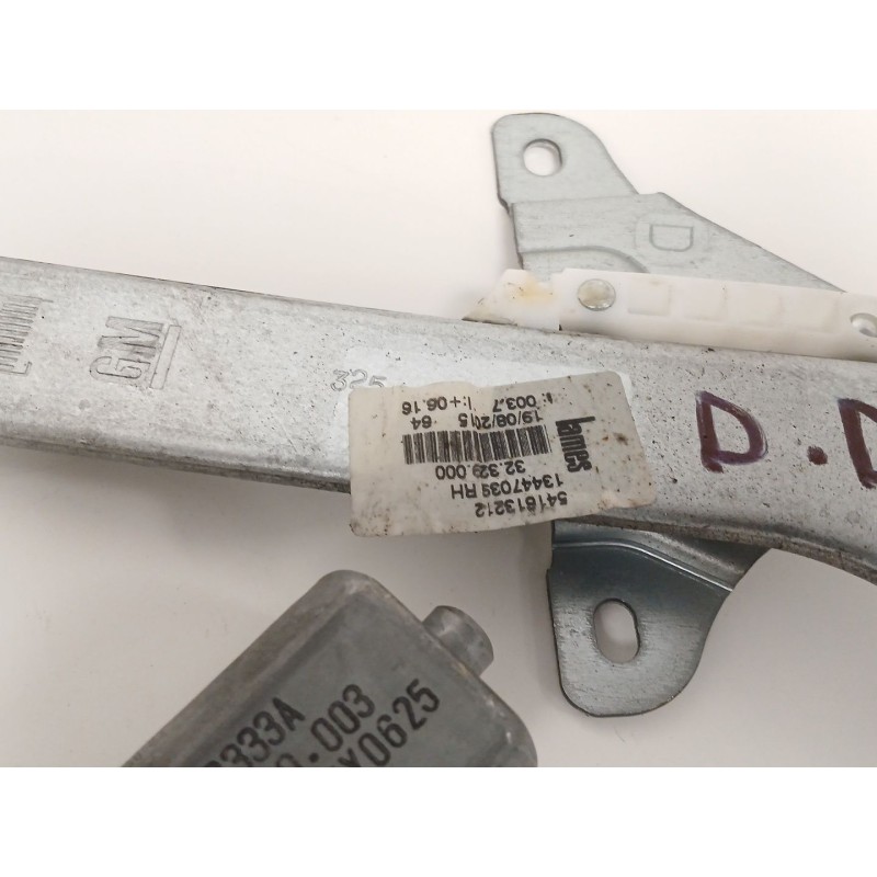 Recambio de elevalunas delantero derecho para opel corsa e (x15) 1.3 cdti (08, 68) referencia OEM IAM   