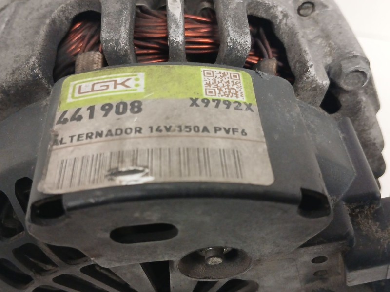 Recambio de alternador para peugeot 208 i (ca_, cc_) 1.6 hdi / bluehdi 75 referencia OEM IAM 44198  