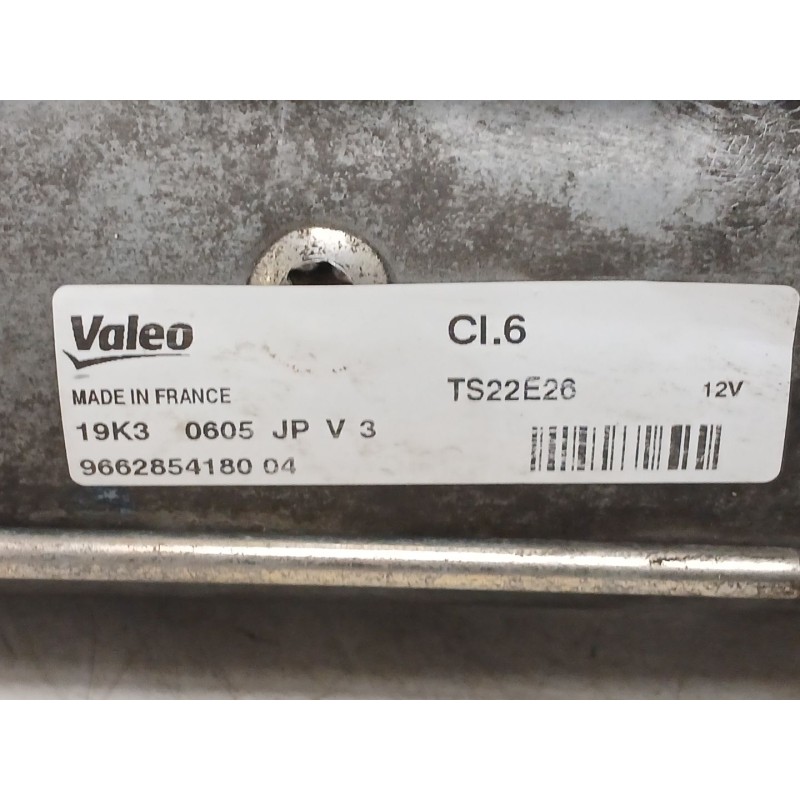 Recambio de motor arranque para peugeot 308 ii (lb_, lp_, lw_, lh_, l3_) 1.6 hdi referencia OEM IAM CL6 TS22E26 9662854180