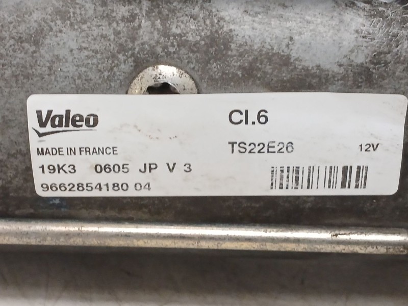 Recambio de motor arranque para peugeot 308 ii (lb_, lp_, lw_, lh_, l3_) 1.6 hdi referencia OEM IAM CL6 TS22E26 9662854180