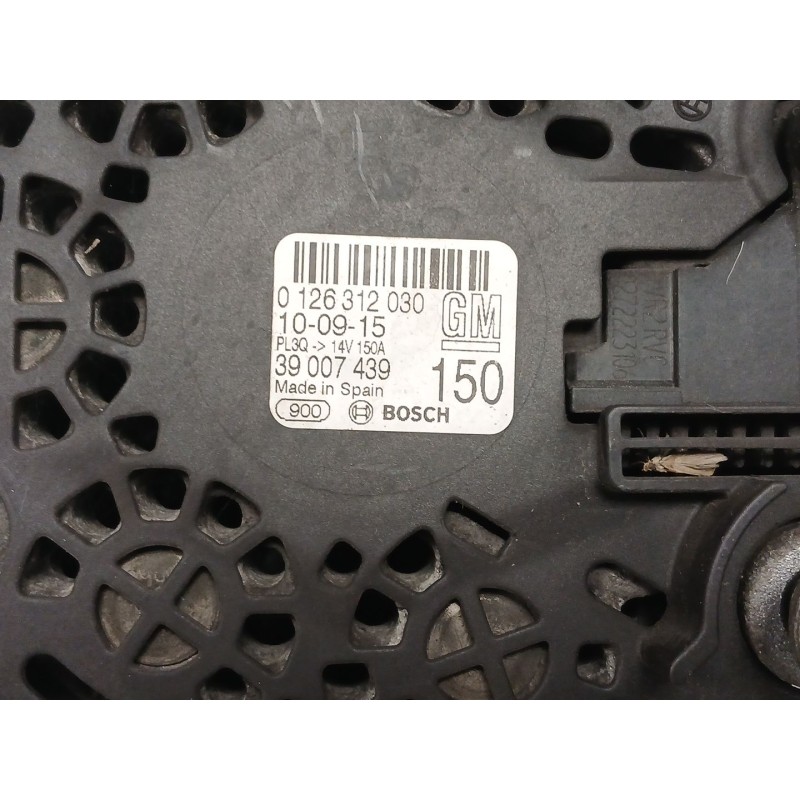 Recambio de alternador para opel corsa e (x15) 1.3 cdti (08, 68) referencia OEM IAM 0126312030 39007439 