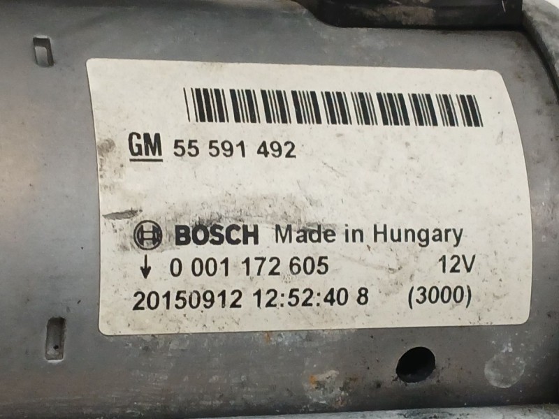 Recambio de motor arranque para opel corsa e (x15) 1.3 cdti (08, 68) referencia OEM IAM 55591492 0001172605 