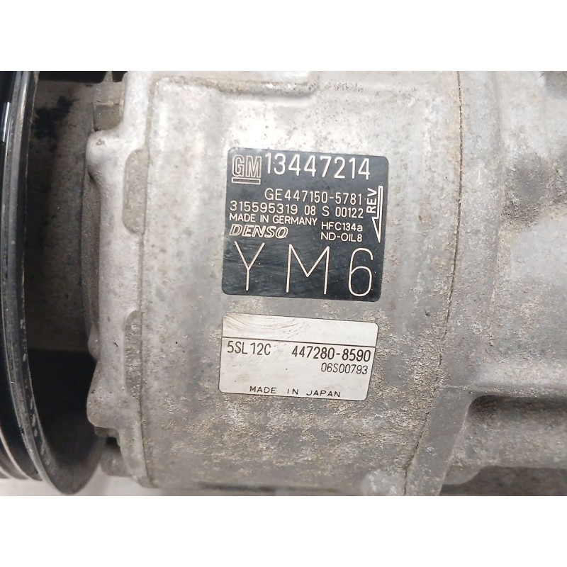 Recambio de compresor aire acondicionado para opel corsa e (x15) 1.3 cdti (08, 68) referencia OEM IAM 13447214 315595319 