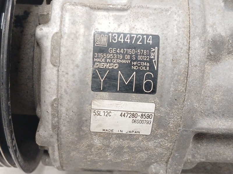 Recambio de compresor aire acondicionado para opel corsa e (x15) 1.3 cdti (08, 68) referencia OEM IAM 13447214 315595319 