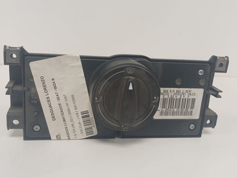 Recambio de mando climatizador para seat ibiza (6k1) 1.9 tdi referencia OEM IAM 6K0819045C 17312 
