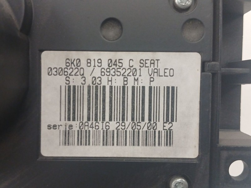 Recambio de mando climatizador para seat ibiza (6k1) 1.9 tdi referencia OEM IAM 6K0819045C 17312 