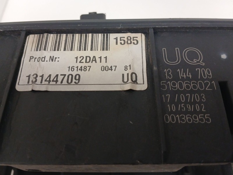 Recambio de caja reles / fusibles para opel vectra c berlina comfort referencia OEM IAM 13144709UQ 519066021 