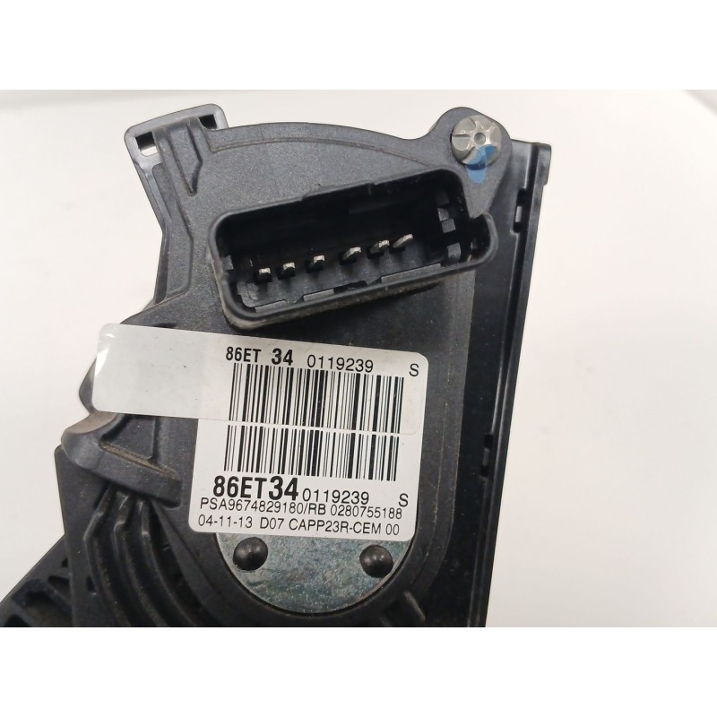 Recambio de pedal acelerador para peugeot 308 ii (lb_, lp_, lw_, lh_, l3_) 1.6 hdi referencia OEM IAM 86ET340119239  