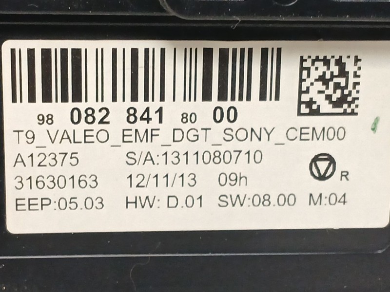 Recambio de pantalla multifuncion para peugeot 308 ii (lb_, lp_, lw_, lh_, l3_) 1.6 hdi referencia OEM IAM 980828418000  
