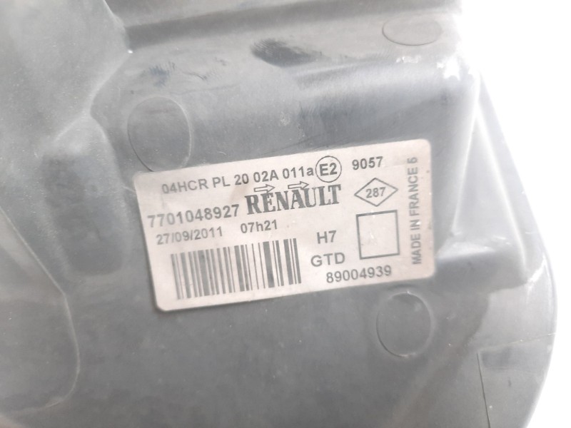 Recambio de faro izquierdo para renault laguna ii (bg0) authentique referencia OEM IAM 7701048927  