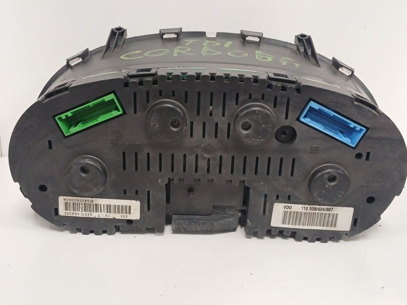Recambio de cuadro instrumentos para seat ibiza (6k1) select referencia OEM IAM W06K0920850F 110008924007 