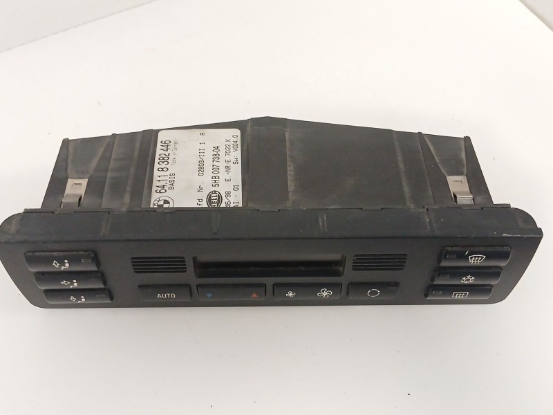 Recambio de mando climatizador para bmw serie 3 berlina (e46) 318i referencia OEM IAM 64118382446 5HB00773804 