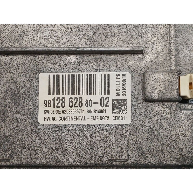 Recambio de pantalla multifuncion para peugeot 208 i (ca_, cc_) 1.6 hdi / bluehdi 75 referencia OEM IAM 9812862802  