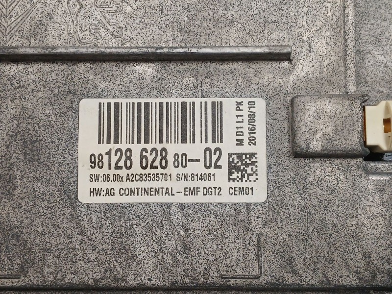 Recambio de pantalla multifuncion para peugeot 208 i (ca_, cc_) 1.6 hdi / bluehdi 75 referencia OEM IAM 9812862802  