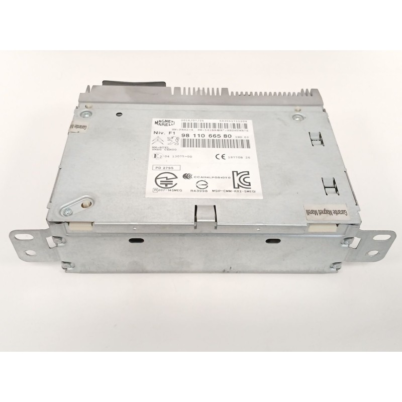 Recambio de sistema audio / radio cd para peugeot 208 i (ca_, cc_) 1.6 hdi / bluehdi 75 referencia OEM IAM 9811066580  