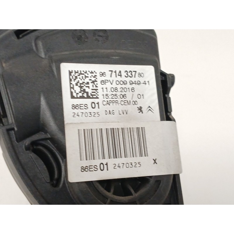 Recambio de pedal acelerador para peugeot 208 i (ca_, cc_) 1.6 hdi / bluehdi 75 referencia OEM IAM 96714337 6PV00994941 