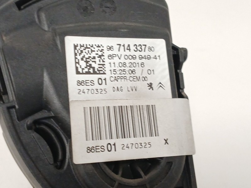 Recambio de pedal acelerador para peugeot 208 i (ca_, cc_) 1.6 hdi / bluehdi 75 referencia OEM IAM 96714337 6PV00994941 