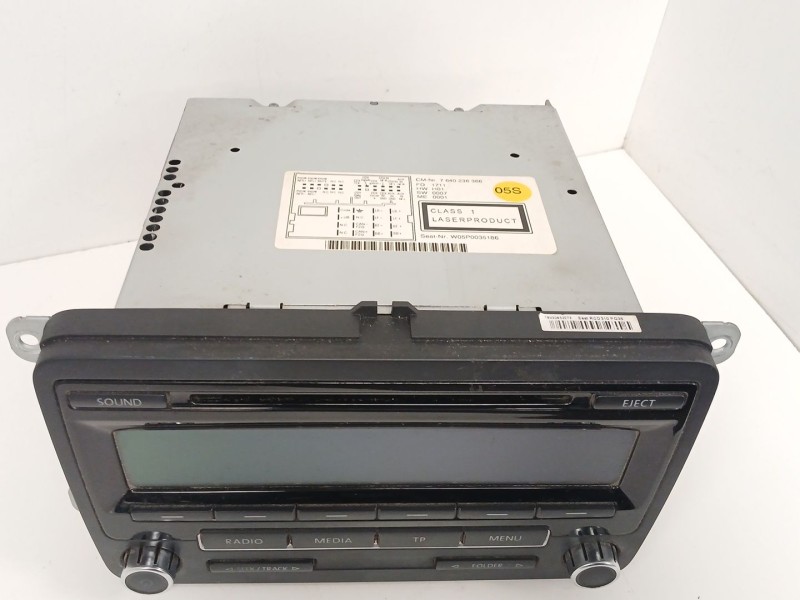 Recambio de sistema audio / radio cd para seat altea (5p1) 1.6 tdi referencia OEM IAM 5P0035186 8157640236336 