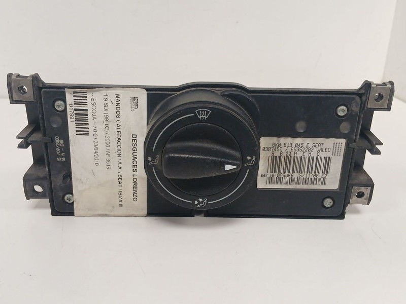 Recambio de mando calefaccion / aire acondicionado para seat ibiza (6k1) 1.9 sdi referencia OEM IAM 6K0819045E 17991 