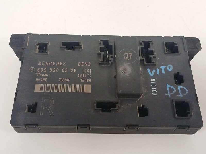 Recambio de modulo electronico para mercedes-benz vito / mixto furgoneta (w639) 111 cdi (639.601, 639.603, 639.605) referencia O