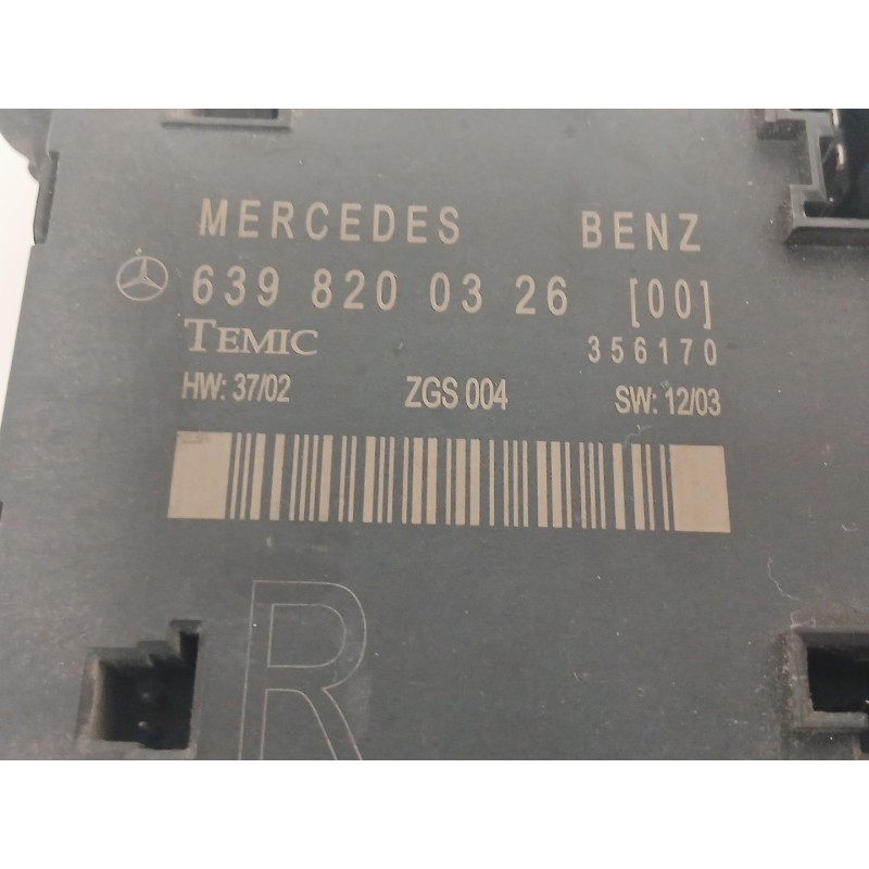 Recambio de modulo electronico para mercedes-benz vito / mixto furgoneta (w639) 111 cdi (639.601, 639.603, 639.605) referencia O