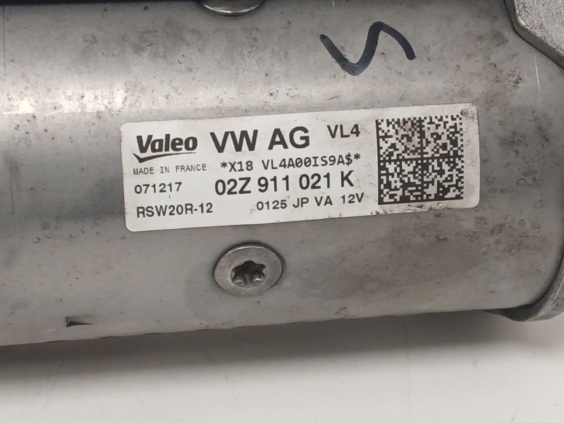 Recambio de motor arranque para seat ibiza v (kj1, kjg) 1.6 tdi referencia OEM IAM 02Z911021K  