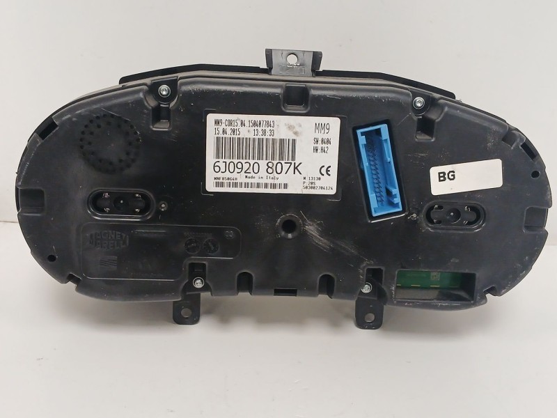 Recambio de cuadro instrumentos para seat ibiza iv sc (6j1, 6p5) 1.2 tsi referencia OEM IAM 6J0920807K  