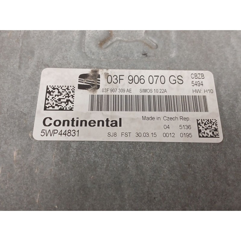 Recambio de centralita motor uce para seat ibiza iv sc (6j1, 6p5) 1.2 tsi referencia OEM IAM 03F906070 5WP44831 
