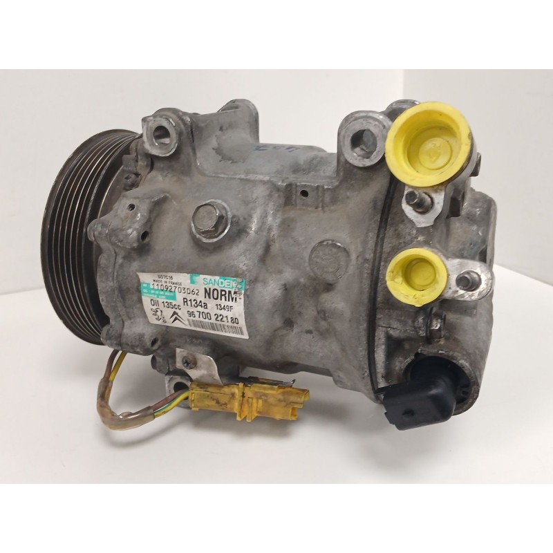 Recambio de compresor aire acondicionado para peugeot 407 (6d_) 1.6 hdi 110 (6d9hzc, 6d9hyc) referencia OEM IAM 9670022180  
