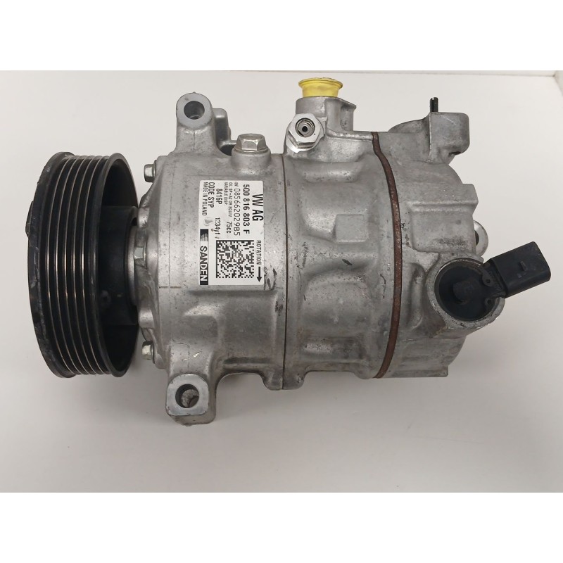 Recambio de compresor aire acondicionado para volkswagen golf vii variant (ba5, bv5) 1.6 tdi referencia OEM IAM 5Q0816803F 08566