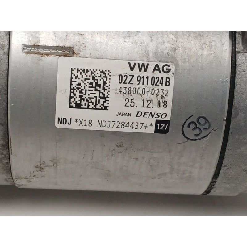 Recambio de motor arranque para volkswagen golf vii variant (ba5, bv5) 1.6 tdi referencia OEM IAM 02Z911024B 4380000232 