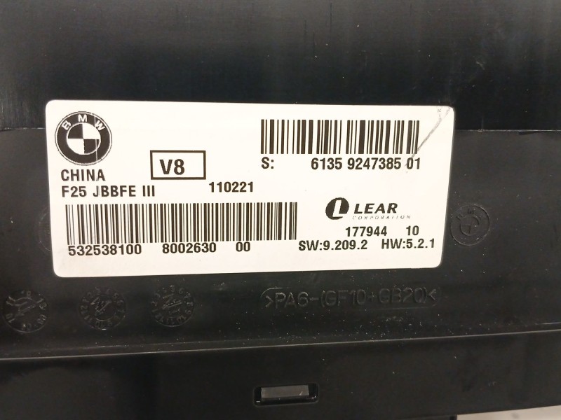 Recambio de modulo electronico para bmw x3 (f25) xdrive 20 d referencia OEM IAM 6135924738501  