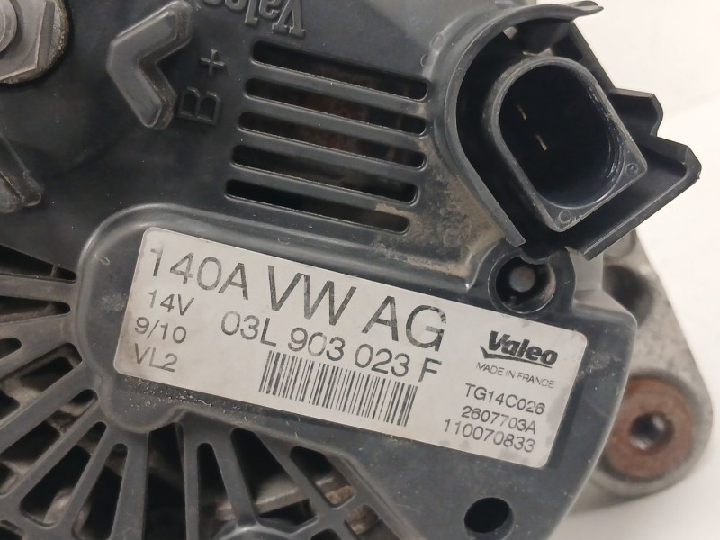 Recambio de alternador para volkswagen touran (1t1, 1t2) 1.9 tdi referencia OEM IAM 03L903023F TG14C026 