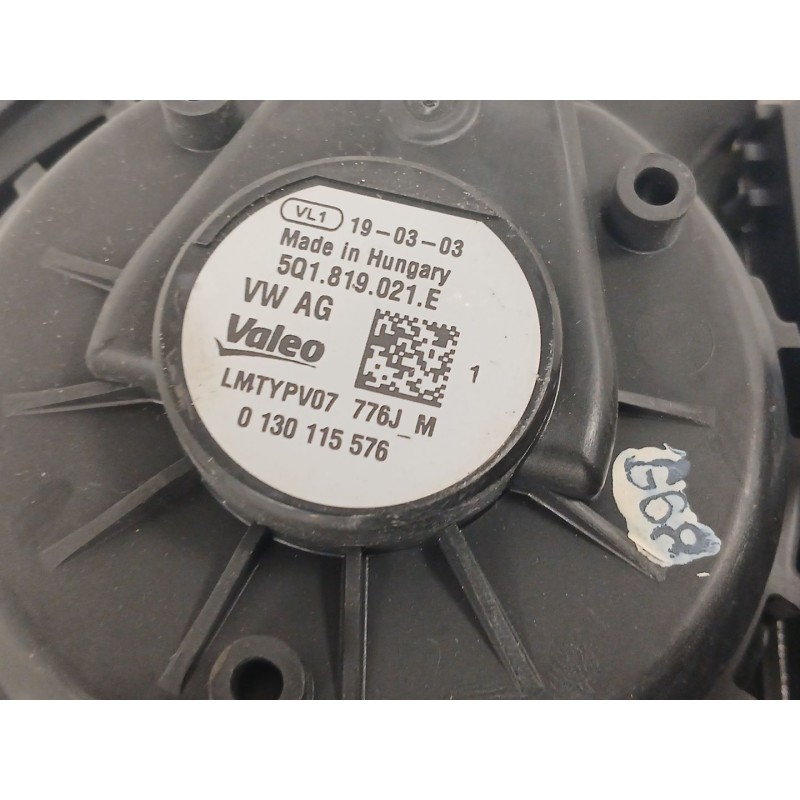 Recambio de motor calefaccion para volkswagen golf vii variant (ba5, bv5) 1.6 tdi referencia OEM IAM 5Q1819021E 5Q0907521C 