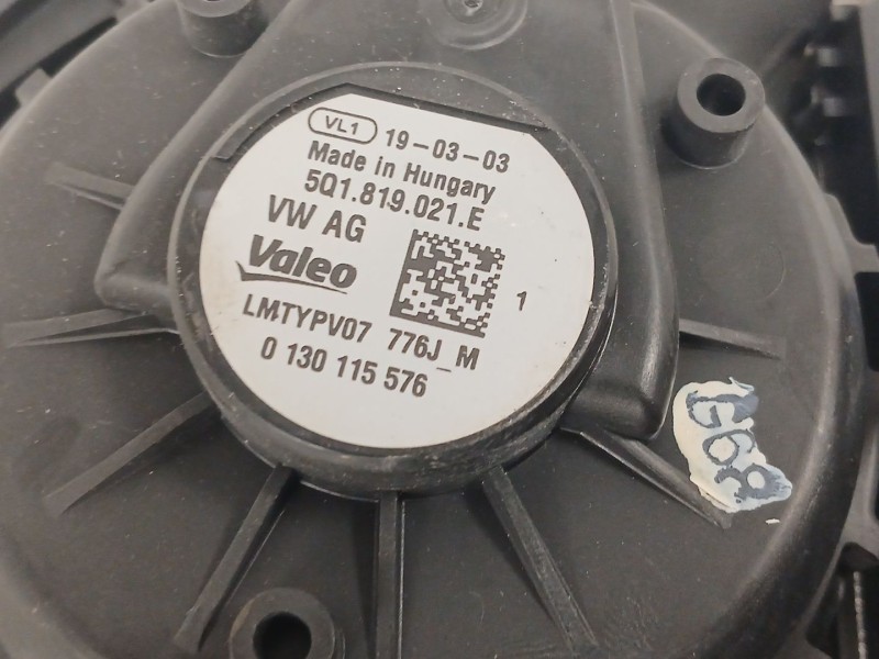 Recambio de motor calefaccion para volkswagen golf vii variant (ba5, bv5) 1.6 tdi referencia OEM IAM 5Q1819021E 5Q0907521C 