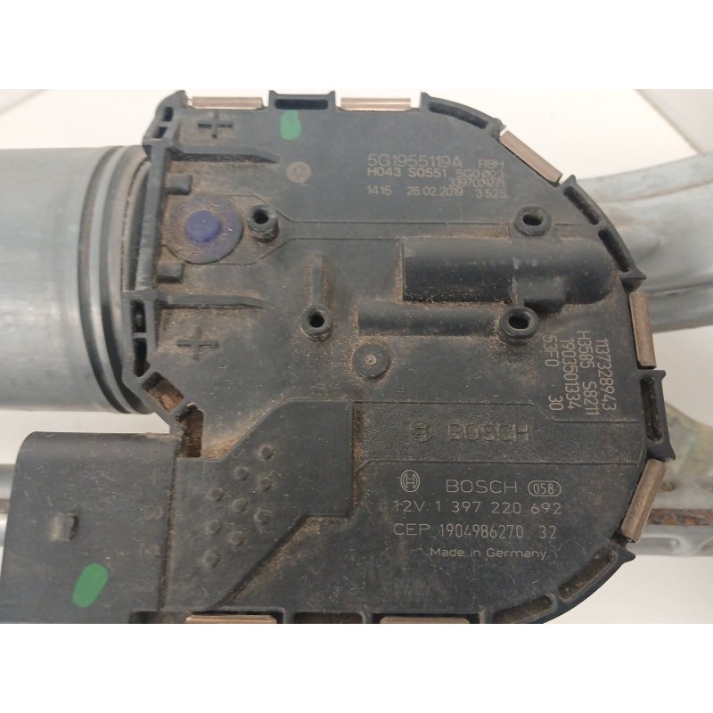 Recambio de motor limpia delantero para volkswagen golf vii variant (ba5, bv5) 1.6 tdi referencia OEM IAM 5G1955119A 1397220692 