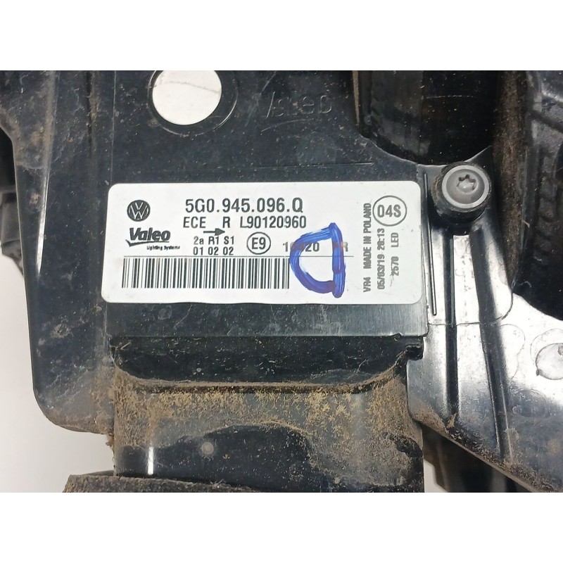 Recambio de piloto trasero derecho para volkswagen golf vii variant (ba5, bv5) 1.6 tdi referencia OEM IAM 5G0945096Q  