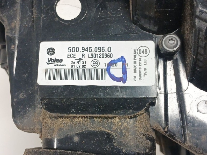 Recambio de piloto trasero derecho para volkswagen golf vii variant (ba5, bv5) 1.6 tdi referencia OEM IAM 5G0945096Q  