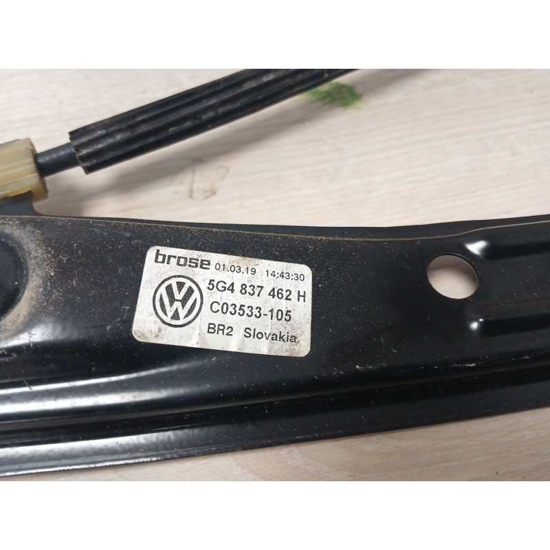Recambio de elevalunas delantero derecho para volkswagen golf vii variant (ba5, bv5) 1.6 tdi referencia OEM IAM 5Q0959802C 5G483